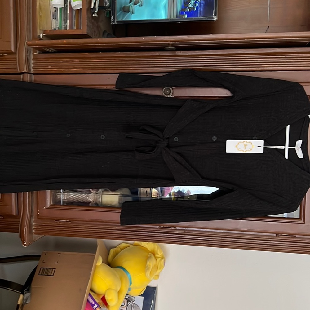 Black long sleeve dress new with tags